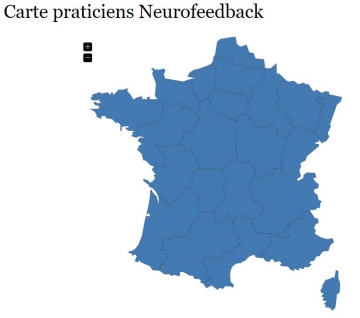 Carte de France Neurofeedback Tanagra
